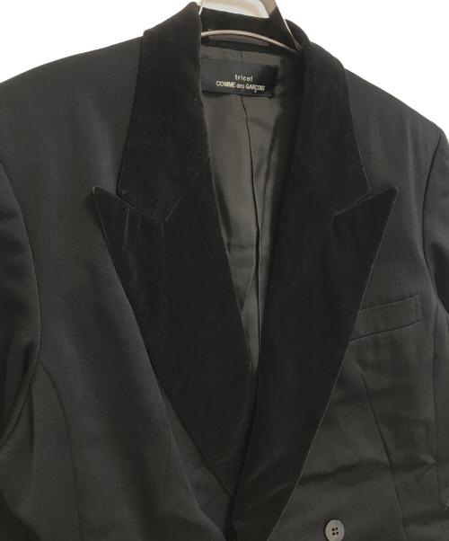 tricot COMME des GARCONS（トリココムデギャルソン）tricot COMME des GARCONS (トリココムデギャルソン) 80's切替ダブルテーラードジャケット ブラック サイズ:表記なしの古着・服飾アイテム
