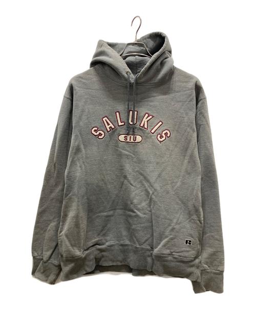 RUSSELL ATHLETIC（ラッセルアスレチック）RUSSELL ATHLETIC (ラッセルアスレチック) アーチロゴパーカー グレー サイズ:Lの古着・服飾アイテム