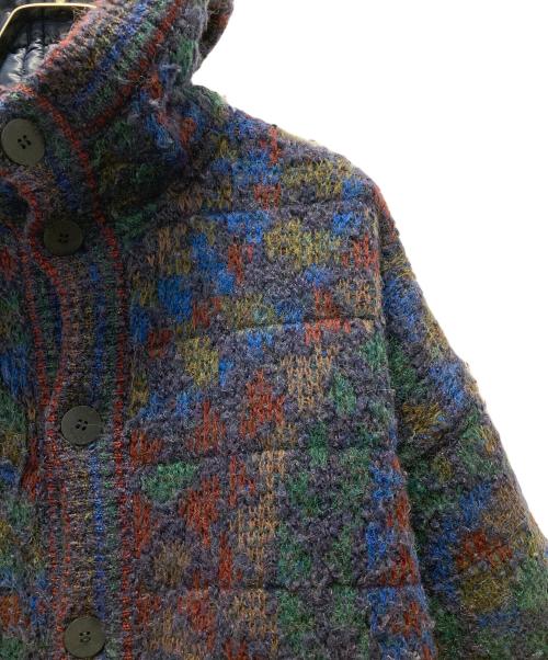 missoni（ミッソーニ）missoni (ミッソーニ) リバーシブルコート ネイビー サイズ:表記無しの古着・服飾アイテム