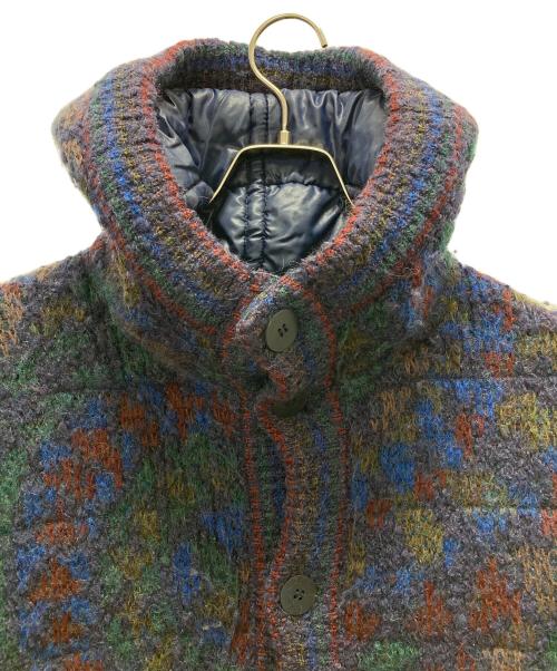 missoni（ミッソーニ）missoni (ミッソーニ) リバーシブルコート ネイビー サイズ:表記無しの古着・服飾アイテム