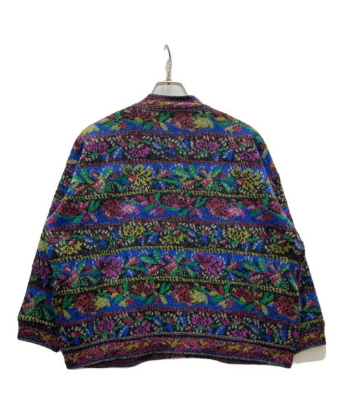 missoni（ミッソーニ）MISSONI (ミッソーニ) マルチニットカーディガン パープル サイズ:表記なしの古着・服飾アイテム