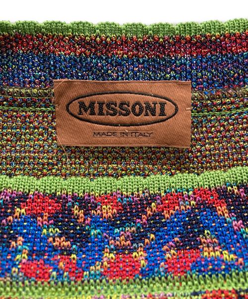 missoni（ミッソーニ）MISSONI (ミッソーニ) セットアップニットスカート マルチカラー サイズ:31の古着・服飾アイテム