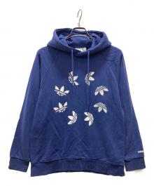 adidas Originals（アディダスオリジナル）の古着「Adicolor Shattered Trefoil Hoodie」｜ブルー