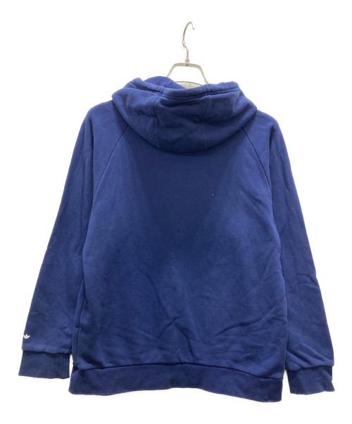 adidas Originals（アディダスオリジナル）adidas originals (アディダスオリジナル) Adicolor Shattered Trefoil Hoodie ブルー サイズ:Mの古着・服飾アイテム