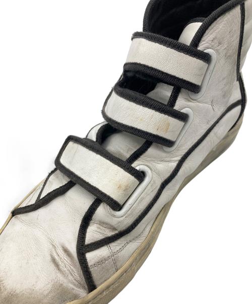 RAF SIMONS（ラフシモンズ）RAF SIMONS (ラフシモンズ) ハイカットベルクロスニーカー ホワイト サイズ:42の古着・服飾アイテム