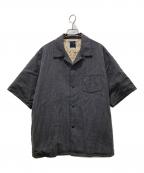VISVIMビズビム）の古着「ウォリスダウンシャツ/WALLIS DOWN SHIRT S/S」｜ブラック