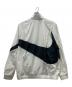 NIKE (ナイキ) ビッグスウッシュ ウーブンジャケット ホワイト サイズ:M：5000円