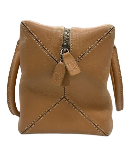 TOD'S（トッズ）TOD'S (トッズ) レザーハンドバッグ ベージュの古着・服飾アイテム