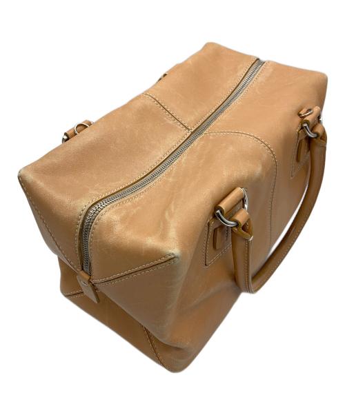 TOD'S（トッズ）TOD'S (トッズ) レザーハンドバッグ ベージュの古着・服飾アイテム