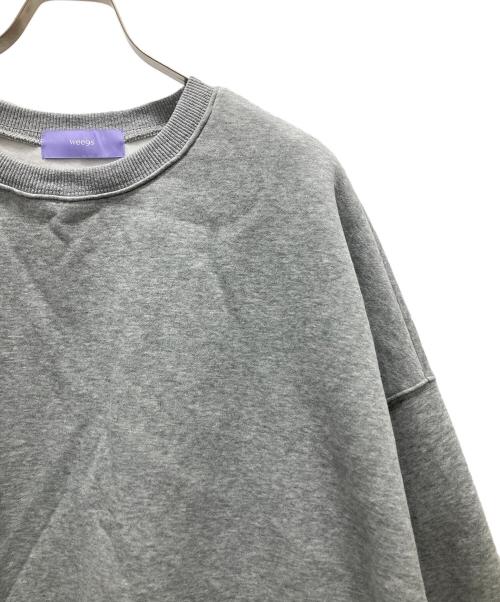 wee9s（ウィークス）wee9s (ウィークス) perfect silhouette super over sweat グレー サイズ:Fの古着・服飾アイテム