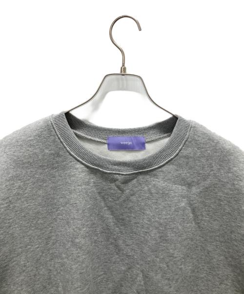 wee9s（ウィークス）wee9s (ウィークス) perfect silhouette super over sweat グレー サイズ:Fの古着・服飾アイテム