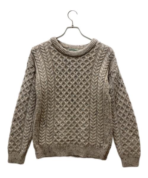 ARAN CRAFTS（アランクラフト）ARAN CRAFTS (アランクラフト) ケーブルニット ブラウン サイズ:XSの古着・服飾アイテム