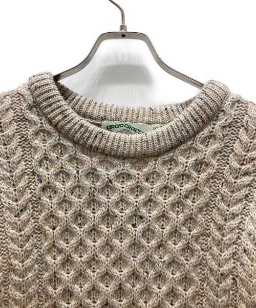 ARAN CRAFTS（アランクラフト）ARAN CRAFTS (アランクラフト) ケーブルニット ブラウン サイズ:XSの古着・服飾アイテム