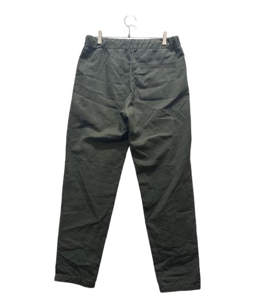 A.P.C.（アーペーセー）A.P.C. (アーペーセー) リネン混スラックス グリーン サイズ:50の古着・服飾アイテム