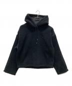 adidasアディダス）の古着「ボアパーカー」｜ブラック