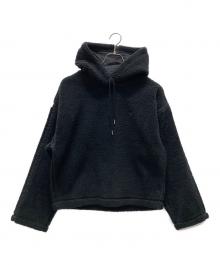 adidas（アディダス）の古着「ボアパーカー」｜ブラック