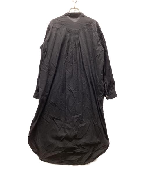 mizuiro-ind（ミズイロインド）mizuiro-ind (ミズイロインド) シャツワンピース ブラック サイズ:表記サイズ無しの古着・服飾アイテム