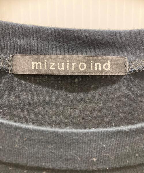 mizuiro-ind（ミズイロインド）mizuiro-ind (ミズイロインド) カットソーワンピース ブラック サイズ:FREEの古着・服飾アイテム
