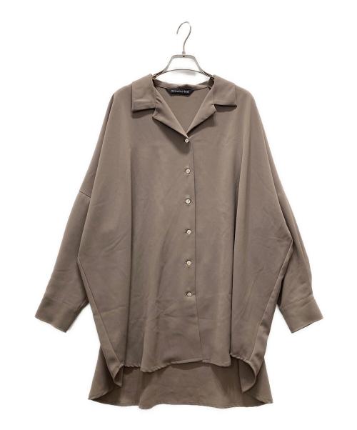 mizuiro-ind（ミズイロインド）mizuiro-ind (ミズイロインド) シャツワンピース ベージュ サイズ:FREEの古着・服飾アイテム