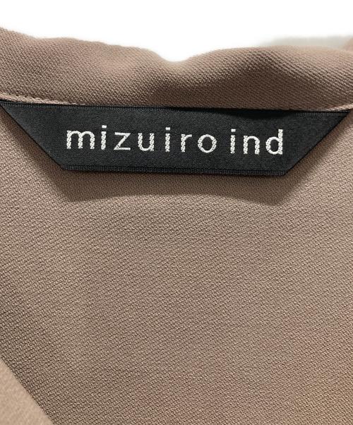 mizuiro-ind（ミズイロインド）mizuiro-ind (ミズイロインド) シャツワンピース ベージュ サイズ:FREEの古着・服飾アイテム