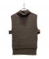 mizuiro-ind（ミズイロインド）の古着「ニットベスト」｜ブラウン