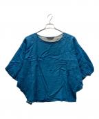 mizuiro-indミズイロインド）の古着「リネン混カットソー」｜ブルー