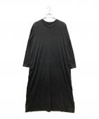 mizuiro-indミズイロインド）の古着「カットソーワンピース」｜ブラック