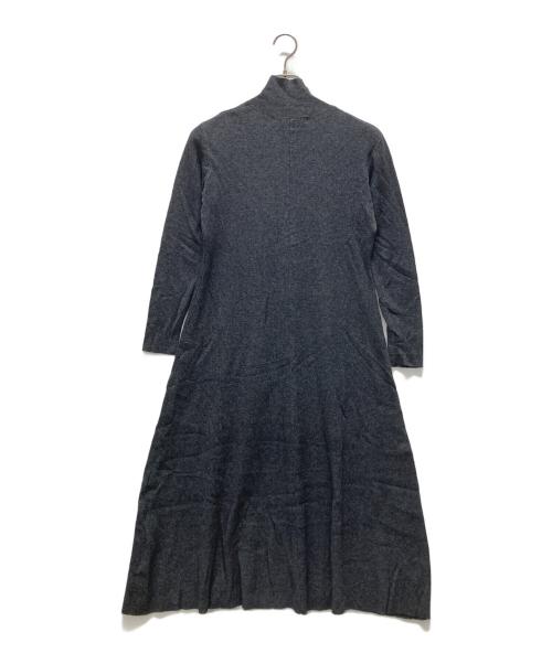 mizuiro-ind（ミズイロインド）mizuiro-ind (ミズイロインド) ニットワンピース グレー サイズ:表記無しの古着・服飾アイテム