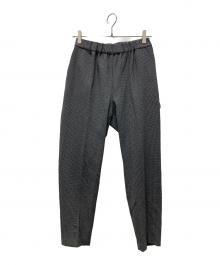 mizuiro-ind（ミズイロインド）の古着「千鳥柄イージーパンツ」｜グレー