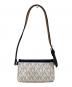 MICHAEL KORS (マイケルコース) ウエストポーチ ホワイト×ネイビー：2500円