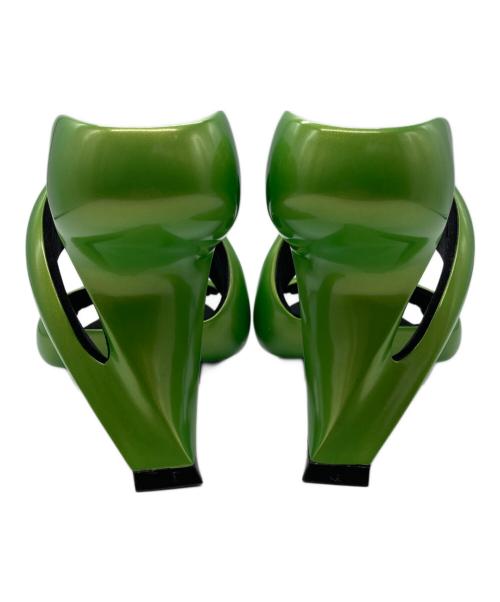 Julian Hakes（ジュリアンヘイクス）Julian Hakes (ジュリアンヘイクス) モヒートサンダル 黄緑 サイズ:35の古着・服飾アイテム