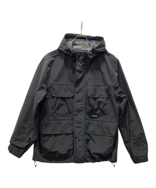 stussy（ステューシー）stussy (ステューシー) マウンテンパーカー ブラック サイズ:Mの古着・服飾アイテム