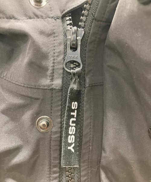 stussy（ステューシー）stussy (ステューシー) マウンテンパーカー ブラック サイズ:Mの古着・服飾アイテム