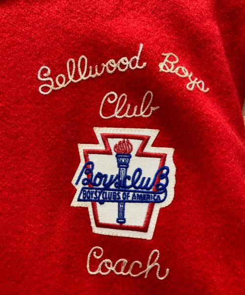 CAPLANS SPORT SHOP（CAPLANS SPORT SHOP）CAPLANS SPORT SHOP (CAPLANS SPORT SHOP) スタジャン レッド サイズ:44の古着・服飾アイテム