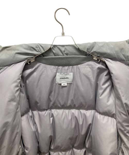 vivastudio（ビバスタジオ）vivastudio (ビバスタジオ) ダウンジャケット グレー サイズ:Ｌの古着・服飾アイテム