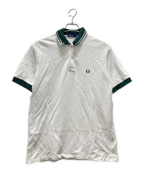 FRED PERRY（フレッドペリー）FRED PERRY (フレッドペリー) ポロシャツ ホワイト サイズ:Lの古着・服飾アイテム