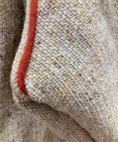 Acne studios（アクネ ストゥディオス）ACNE STUDIOS (アクネ ストゥディオス) ツイードボンバージャケット ブラウン サイズ:46の古着・服飾アイテム