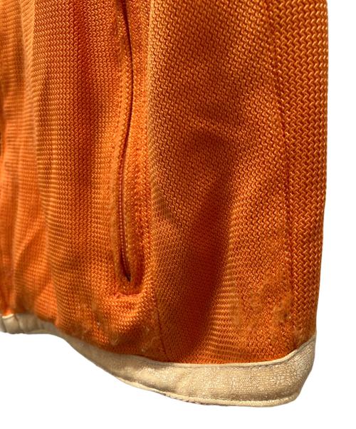 YELLOW CORN（イエローコーン）YELLOW CORN (イエローコーン) S/S メッシュレーシングジャケット オレンジ サイズ:Lの古着・服飾アイテム