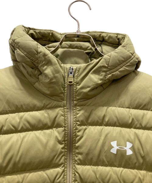 UNDER ARMOUR（アンダーアーマー）UNDER ARMOUR (アンダーアーマー) ダウンジャケット カーキ サイズ:XLの古着・服飾アイテム