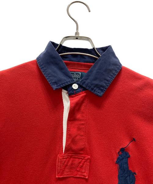 POLO RALPH LAUREN（ポロ・ラルフローレン）POLO RALPH LAUREN (ポロ・ラルフローレン) ビッグポニーポロシャツ レッド サイズ:Sの古着・服飾アイテム