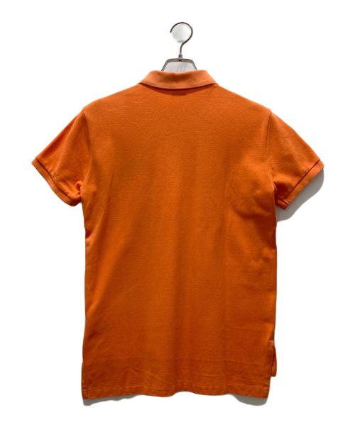 POLO RALPH LAUREN（ポロ・ラルフローレン）POLO RALPH LAUREN (ポロ・ラルフローレン) 3連ロゴポロシャツ オレンジ サイズ:Sの古着・服飾アイテム