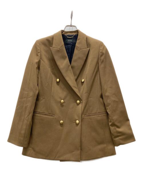 allureville（アルアバイル）allureville (アルアバイル) リオペルダブル6ボタンジャケット ブラウン サイズ:2の古着・服飾アイテム