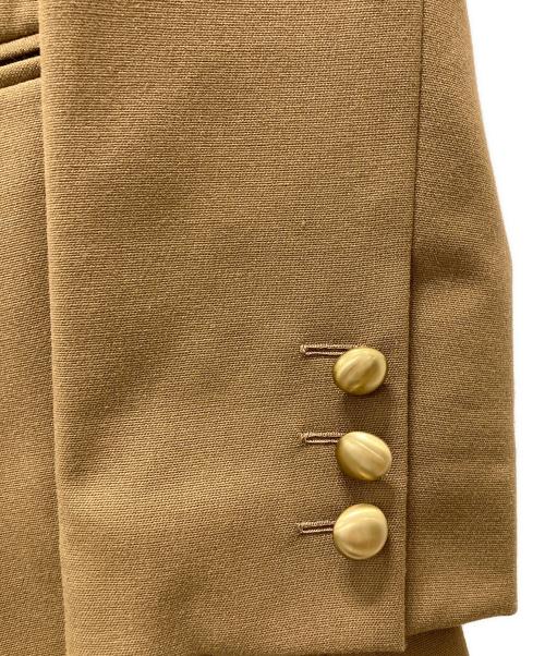 allureville（アルアバイル）allureville (アルアバイル) リオペルダブル6ボタンジャケット ブラウン サイズ:2の古着・服飾アイテム