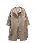 TIARAティアラ）の古着「ボトルネックコート」｜ベージュ