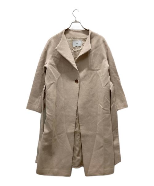TIARA（ティアラ）TIARA (ティアラ) ボトルネックコート ベージュ サイズ:3の古着・服飾アイテム