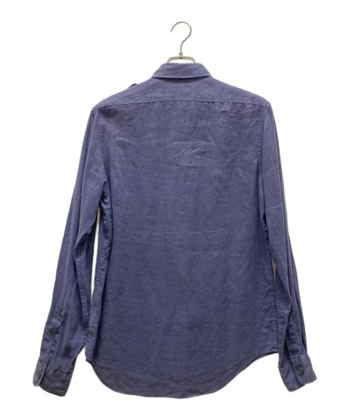 RALPH LAUREN RUGBY（ラルフローレンラグビー）RALPH LAUREN RUGBY (ラルフローレンラグビー) リネンシャツ ネイビー サイズ:Sの古着・服飾アイテム