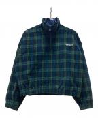 adidas Originalsアディダスオリジナル）の古着「コーデュロイ タータン ハーフジップトップ」｜グリーン