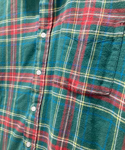 L.L.Bean（エルエルビーン）L.L.Bean (エルエルビーン) 80's チェックネルシャツ グリーン サイズ:Lの古着・服飾アイテム