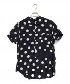 ROBE DE CHAMBRE COMME DES GARCONSローブドシャンブル コムデギャルソン）の古着「00'sドット柄シャツ」｜ネイビー