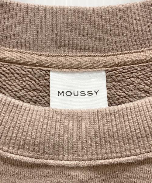 moussy（マウジー）moussy (マウジー) ロゴスウェット ブラウン サイズ:FREEの古着・服飾アイテム